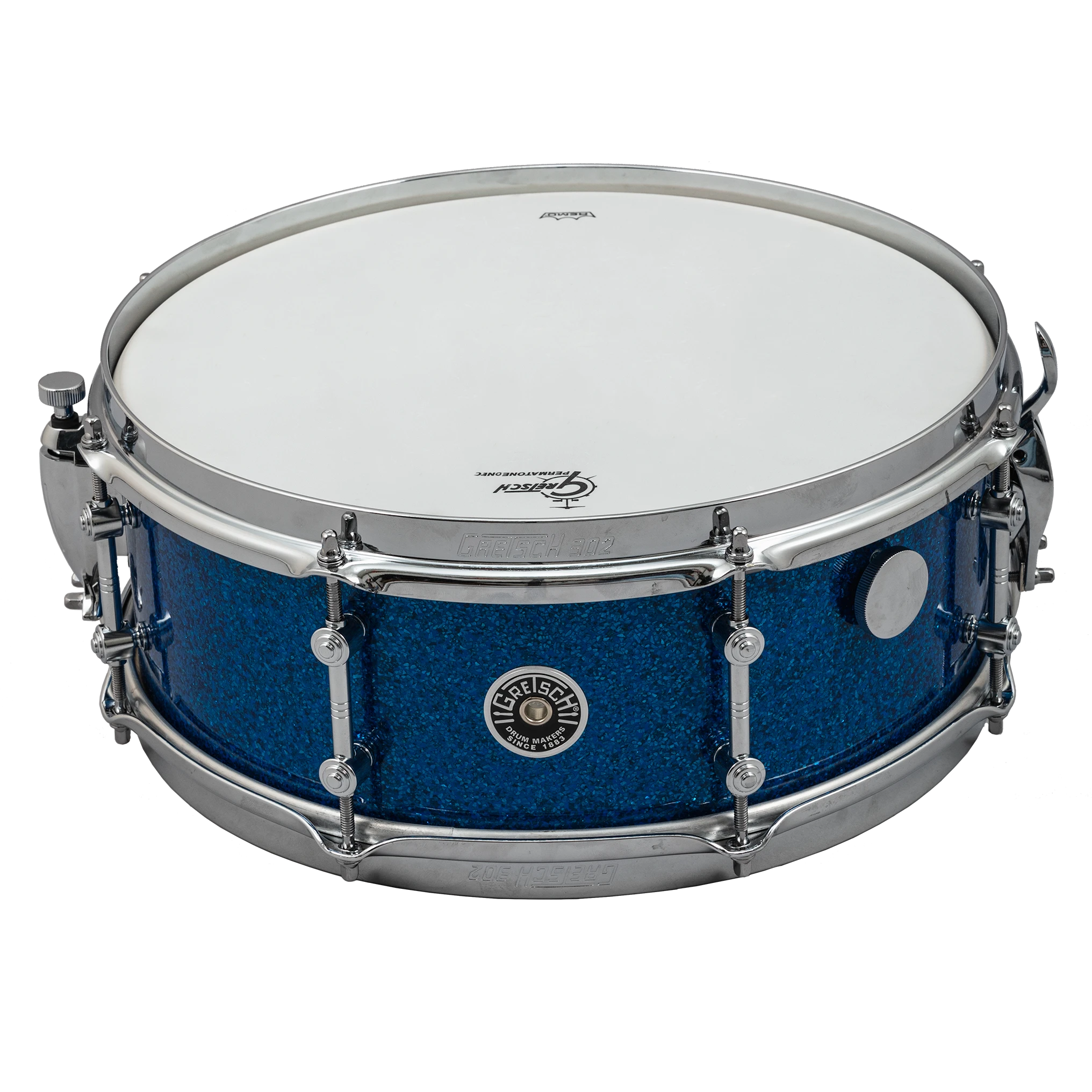 Gretsch Mike Johnston Brooklyn Standard 14x5,5 Snare Drum Mike Johnston - Limited Edition Blue Glass